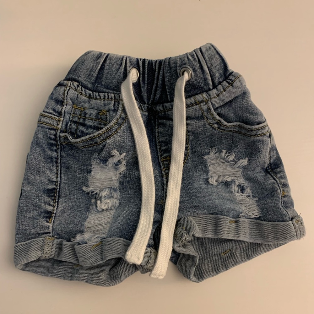 Little Bipsy Distressed Jean Shorts